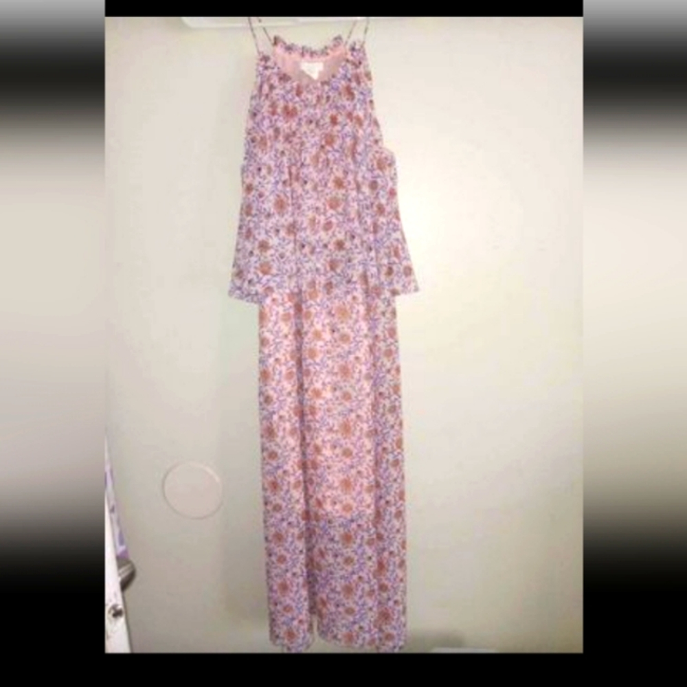 H&M Long Light Floral Womens Dress Size 6